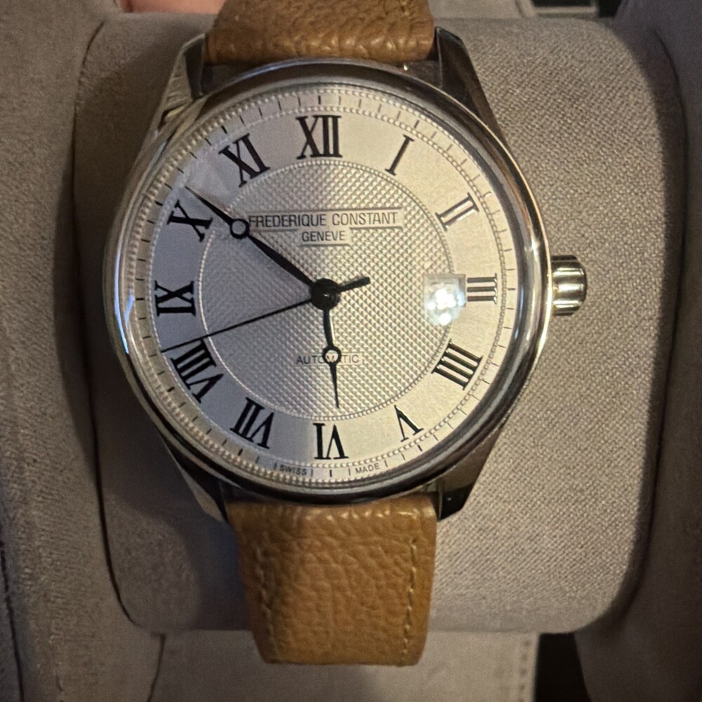 NEW Frederique Constant Classics Stainless Silver White Dial Men's FC-303MC5B26